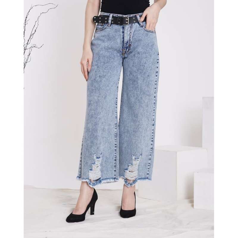 Promo FWR - Celana Boyfriend Jeans pinggang karet tali Amici di Seller  MOFAST INDONESIA - Kota Tasikmalaya, Jawa Barat | Blibli