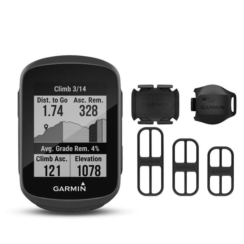 Garmin Edge 130 Plus Bundle Original Warna Hitam