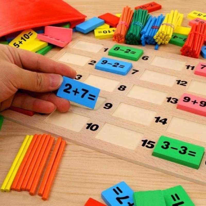 Promo Preschool mathematics domino matematika - mainan ...