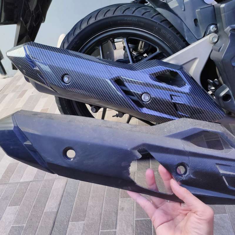 Jual Tutup Knalpot Vario 125 150 Karbon Tameng Cover Murah Mei 2021 Blibli