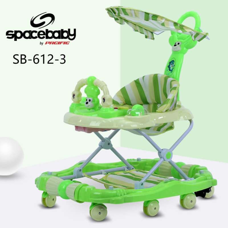 Jual Baby Walker Spacebaby Sb612 3 Monkey Music 3 In 1 Alat Belajar Jalan Ayunan Dorongan Bayi Online Mei 2021 Blibli