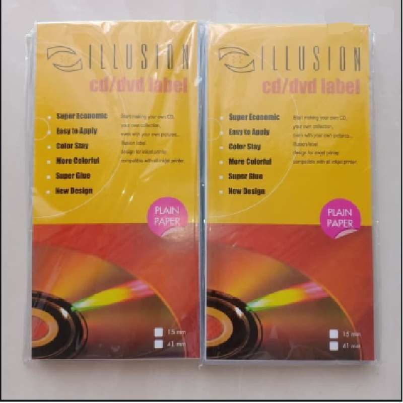Jual Kertas Label CD/DVD / Sticker Label DvD / Plain CD/DVD ...
