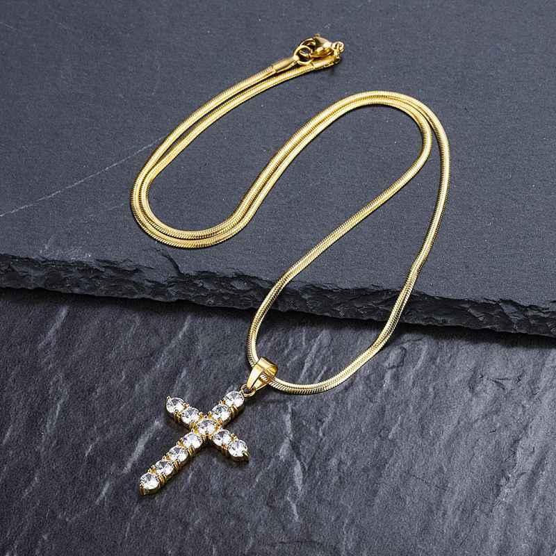 Cross Necklace Pendant Jewelry Chain 