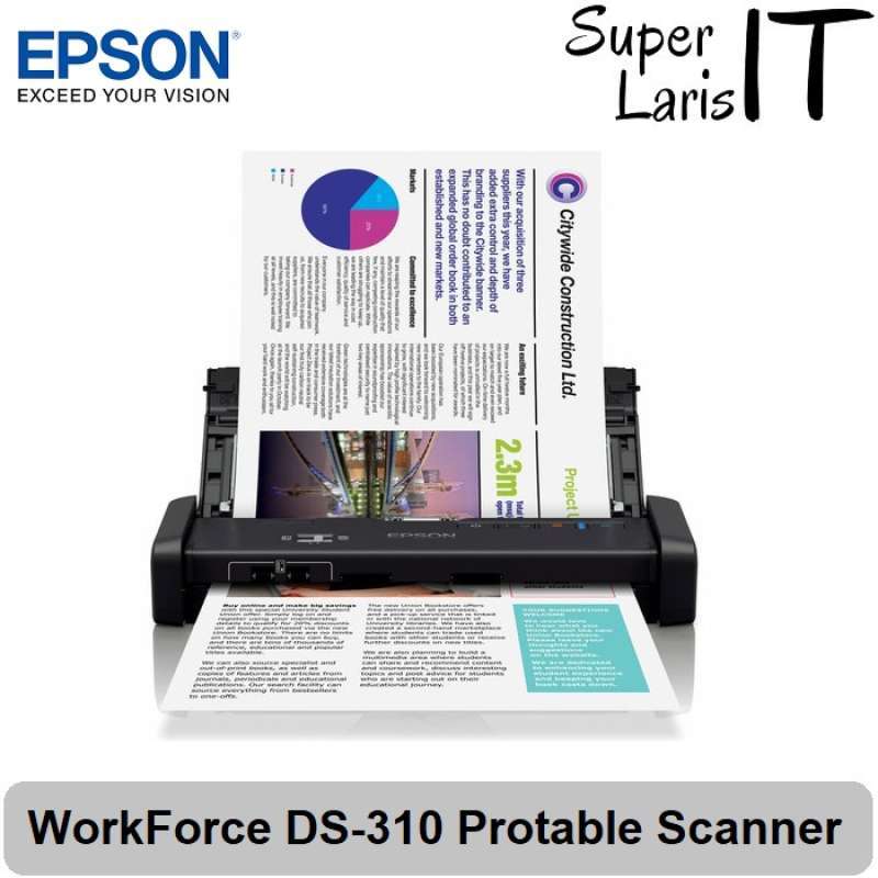 Jual Epson WorkForce DS-310 Portable 