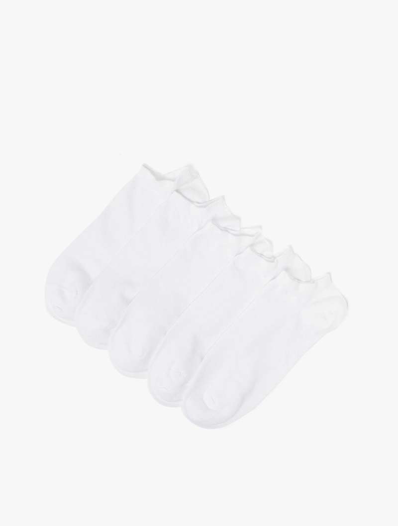 black frill trainer socks