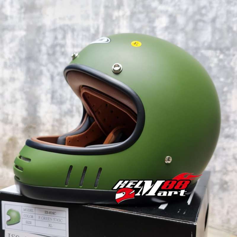 Helm Cakil ZS816C Helm Zeus Cafe Racer 