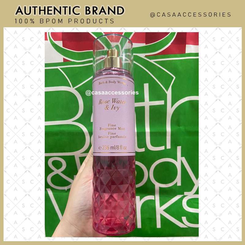 Jual Bath Body Works Bbw Rose Water Ivy Fine Fragrance Body Mist 236 Ml Online April 2021 Blibli