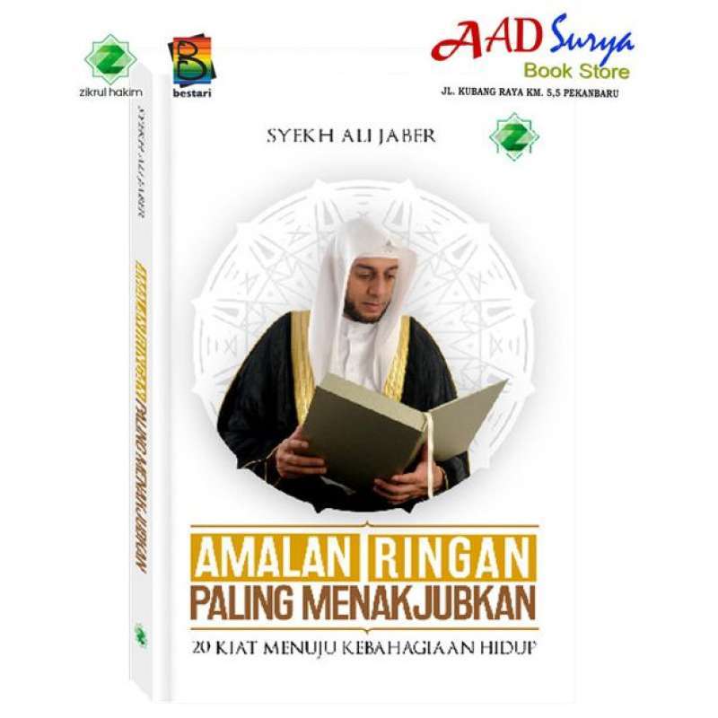 Jual Buku Kajian Islam Syekh Ali Jaber Amalan Ringan Paling Menakjubkan Zikrul Hakim Bestari Murah Mei 2021 Blibli