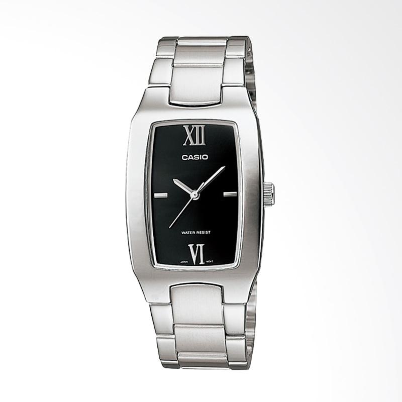 CASIO Analog Stainless Steel Jam Tangan Pria - Silver MTP-1165A-1C2