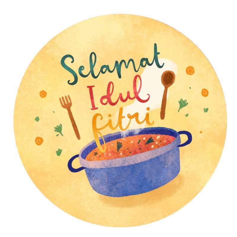 Jual Sticker Lebaran Sticker Label Idul Fitri Toples Kue Kering Hampers Lsb 007 Terbaru Juni 2021 Blibli