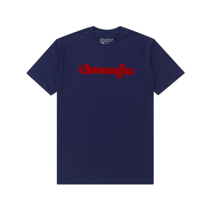 Promo T-Shirt MODERN TYPE RED NAVY BLUE 