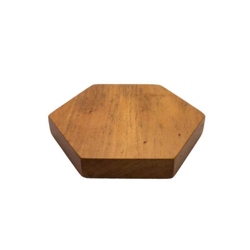 Jual Tatakan Gelas Kayu/ Tatakan Gelas Model Hexagonal ...