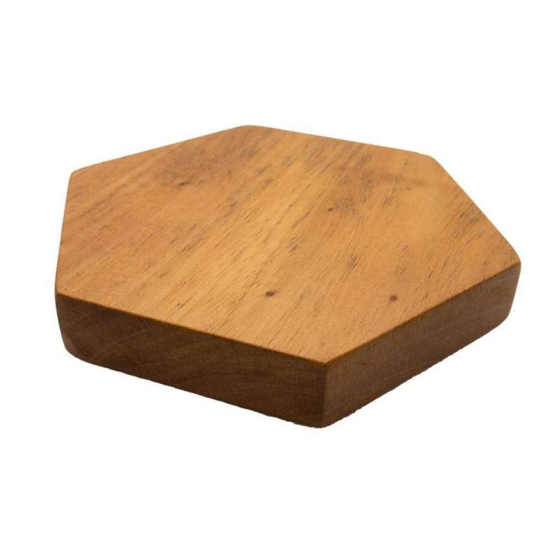 Jual Tatakan Gelas Kayu/ Tatakan Gelas Model Hexagonal ...