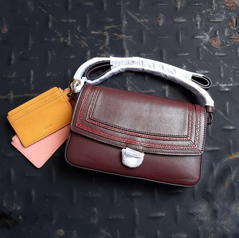 Jual Fossil Millie Mini Bag Scralet Red SLG1427599 di Seller