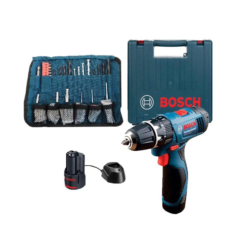 Jual Bosch Gsb 120 Li Bor Impact Full Set With Accessoris Murah Maret 2020 Blibli Com