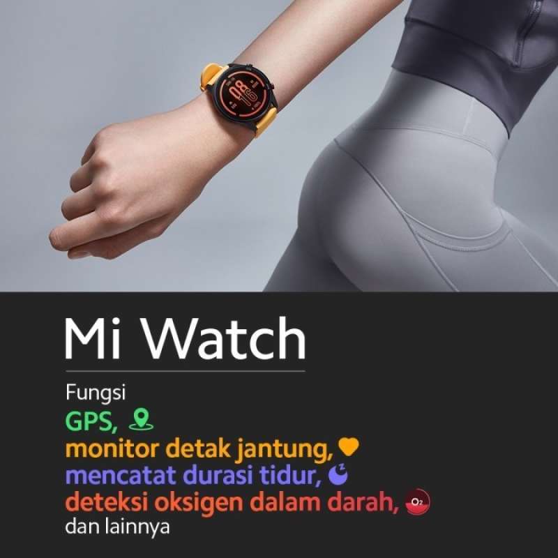 Promo Xiaomi Mi Watch Fitness GPS Heart Rate Blood Oxygen Activity Tracking  Smartwatch Smart Watch Global Version di Seller Emporio Store - Kota  Tangerang Selatan, Banten | Blibli
