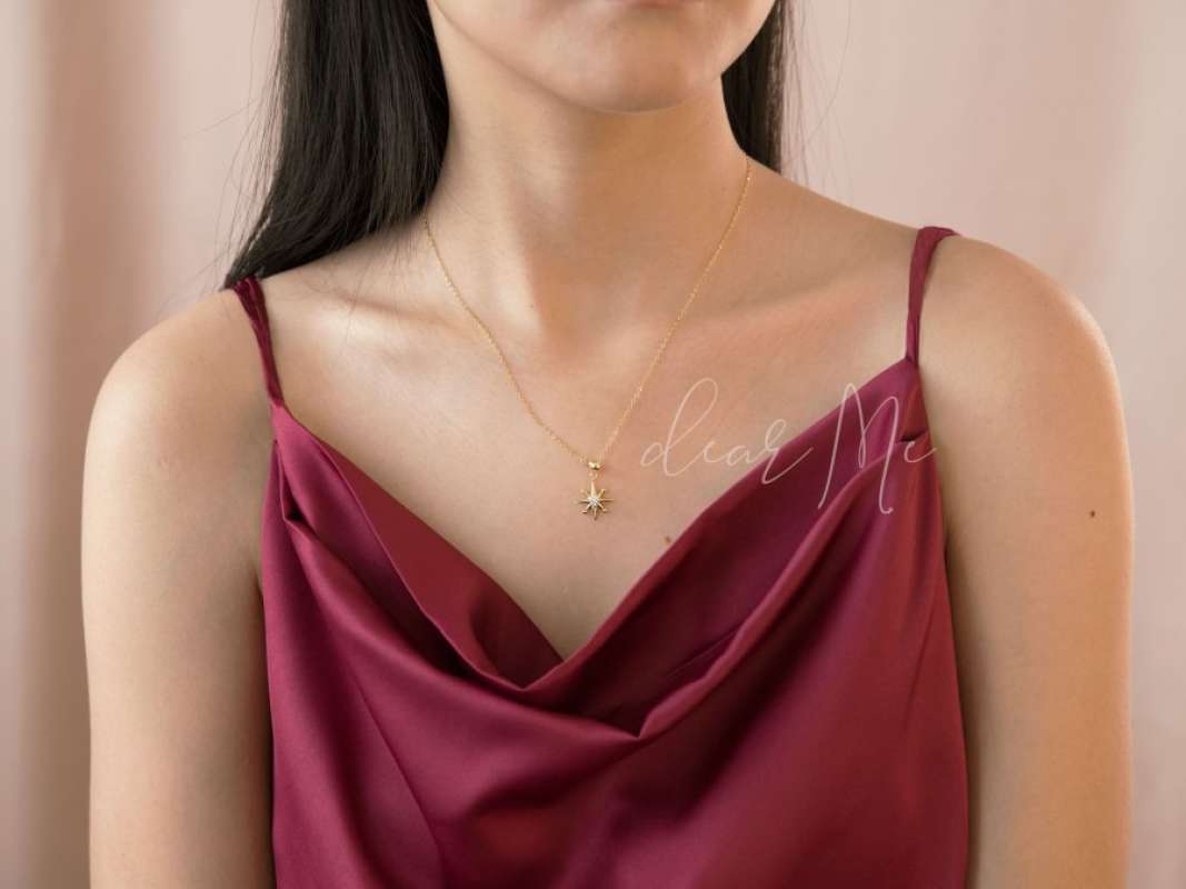 Cara Necklace (925 Sterling Silver with 