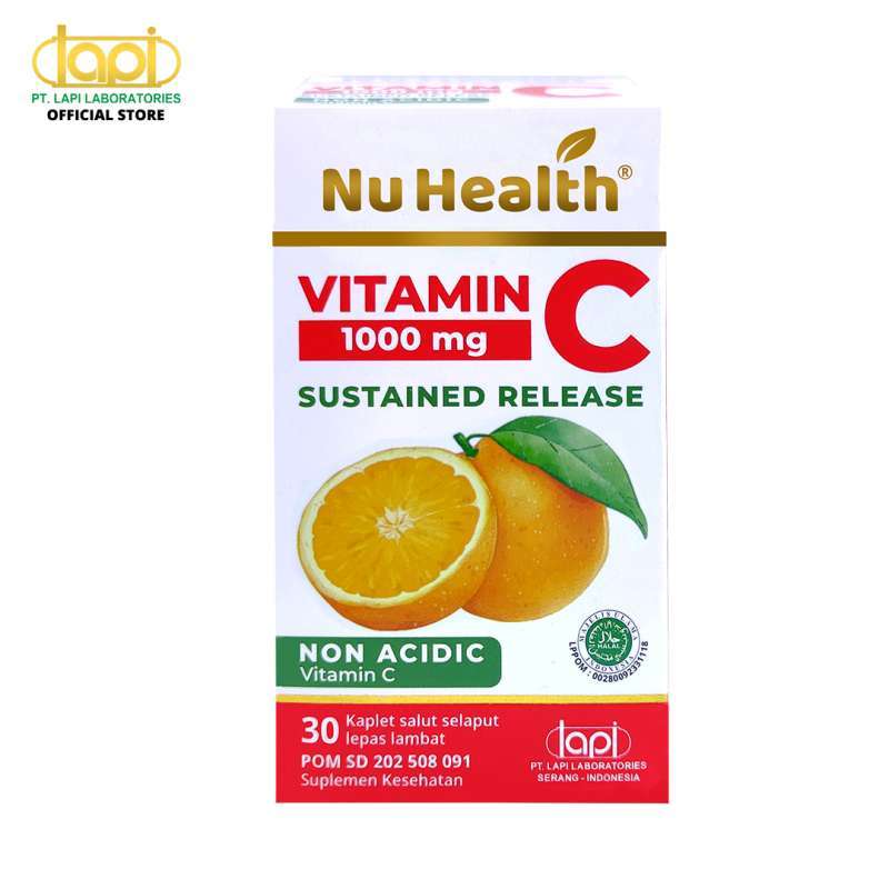 Nu Health Vit C 1000 Mg Sustained Release Non Acidic Botol Isi 30 Tablet Suplementasi Vitamin C Terbaru Agustus 21 Harga Murah Kualitas Terjamin Blibli Nu Health Vit C 1000 Mg Sustained Release Non Acidic Botol Isi 30 Tablet Suplementasi Vitamin C Terbaru Agustus 21 Harga Murah Kualitas Terjamin Blibli