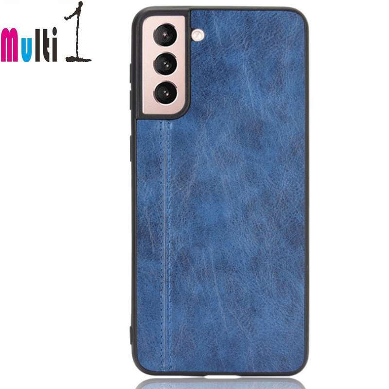 Case SAMSUNG GALAXY S21 Samsung S21 Car Line PU Leather Material Slim  Back Cover
