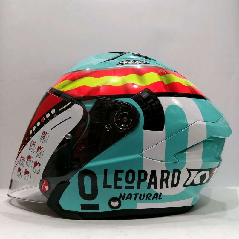 Promo Kyt Nfj Jaume Masia Leopard Spain Helm Half Face Diskon 1