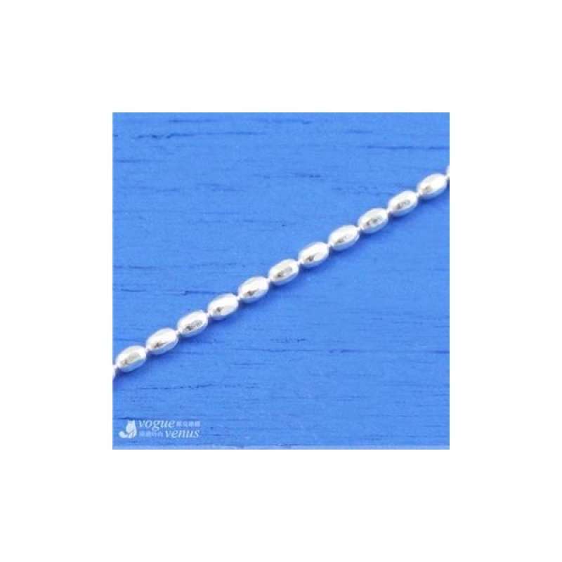 16-Inch 925 Silver Double Bead Chain 
