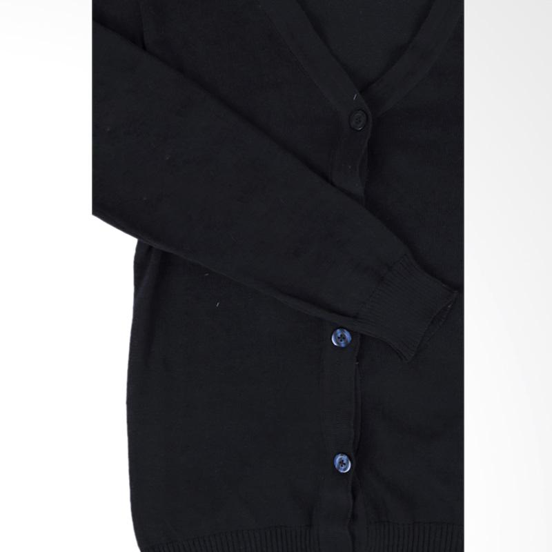 Jual Elfs Shop Rajut Simple Cardigan - Hitam Online - Harga & Kualitas Terjamin | Blibli