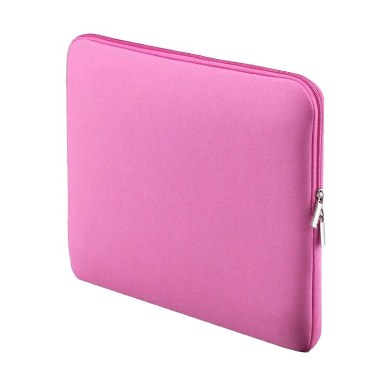 New Softcase Ultra Neoprene Sleeve Tas Laptop for Macbook [13 Inch] Pink