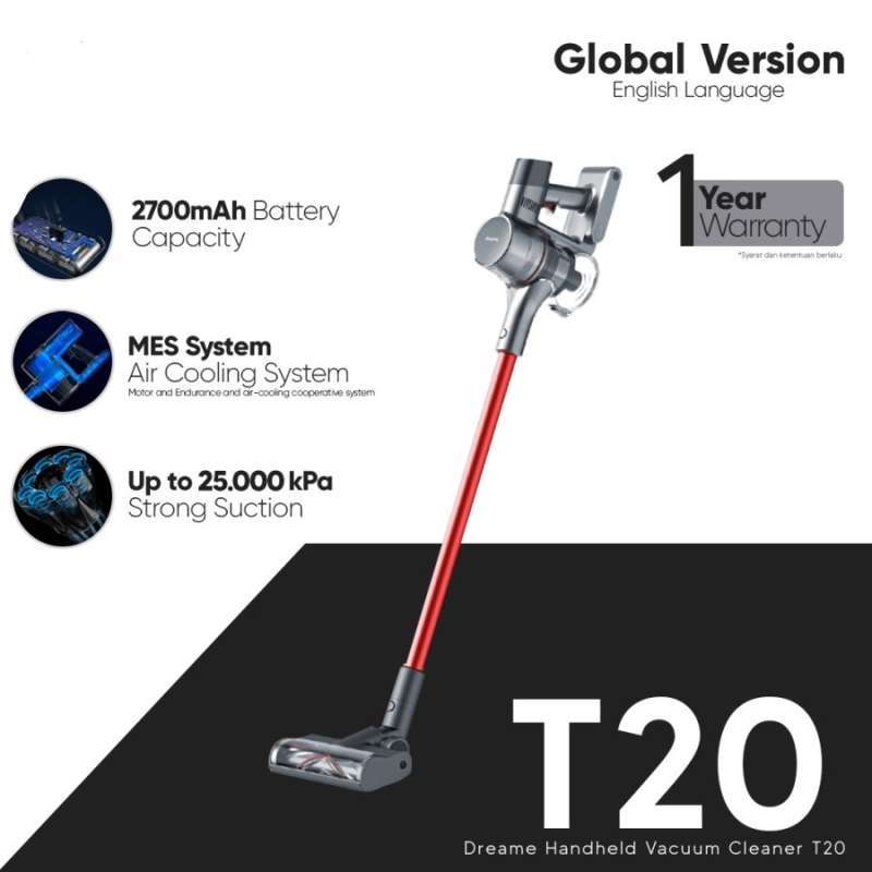 Jual Dreame T20 Handheld Vacuum 25000Pa 