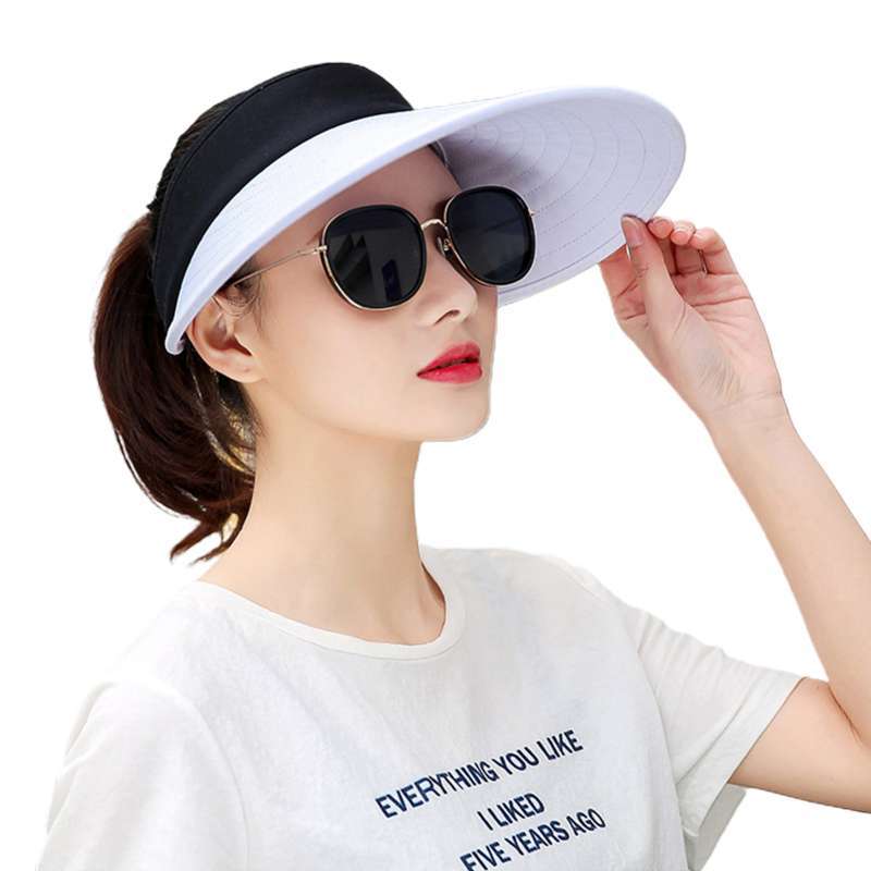Promo Bluelans Sun Visor Hats Foldable 