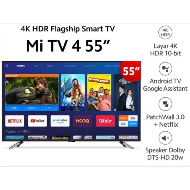 Jual Xiaomi Mi Tv 4 Led Android Smart Tv 55 Inch Terbaru Juli 2021 Blibli