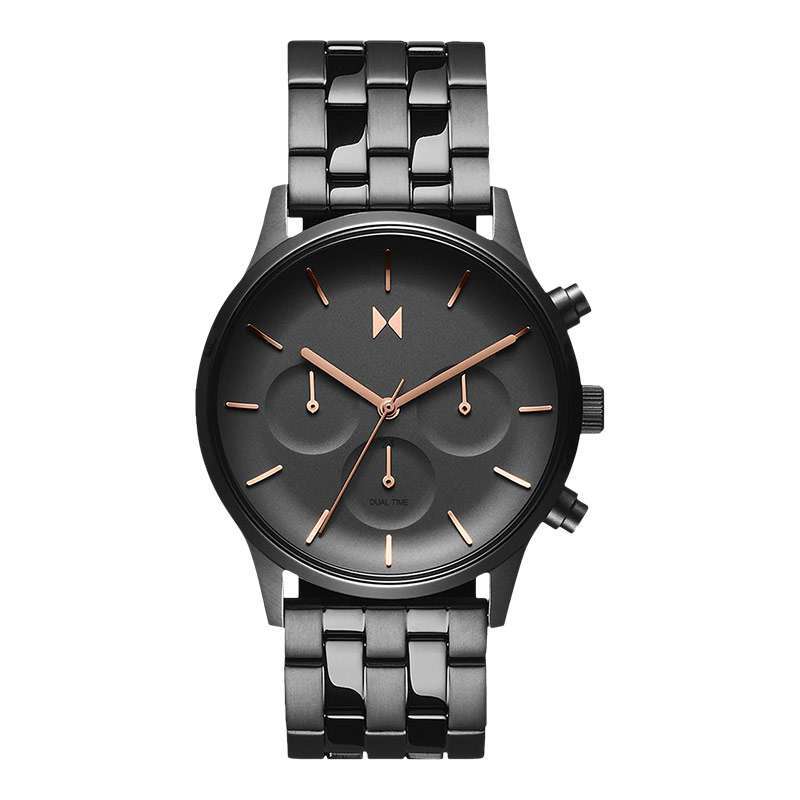 MVMT 28000064-D Ladies Black Dial Black Stainless Steel Strap [Machtwatch]