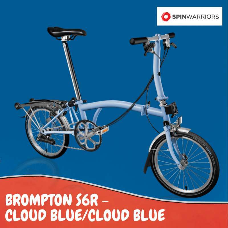 Jual Sepeda Lipat Brompton S6r Cloud Blue cloud Blue Original Di Seller Spin Warriors Cycling Spin Warriors Kampung Sepeda Kab. Tangerang Blibli