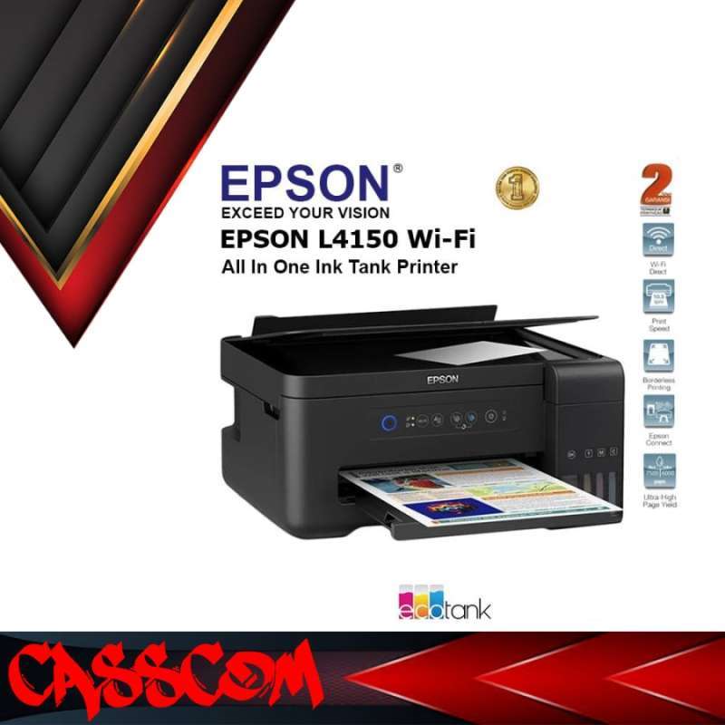 Promo Printer Epson L4150 WiFi All In One Printer di Seller CassCom - Kota  Depok, Jawa Barat | Blibli