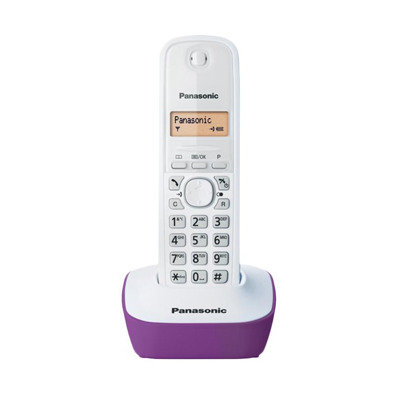 Telepon Wireless Panasonic Kx Tg1611 Telepon Wireless Rumah Kantor Purple Terbaru Agustus 2021 Harga Murah Kualitas Terjamin Blibli