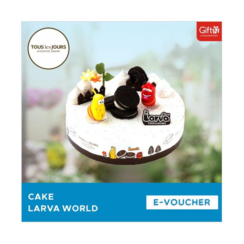 Jual Tous Les Jours Cake Larva World E Voucher Online September 2020 Blibli Com