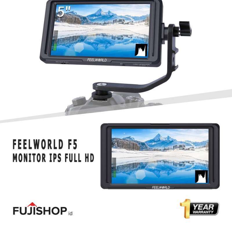 FEELWORLD F5 Pro V2 5.5 Inch 3D LUT Monitor Lapangan Kamera DSLR - toko  resmi feelworld