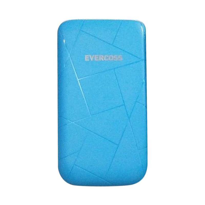 Evercoss C1V Flip Handphone - White Blue [Dual SIM]