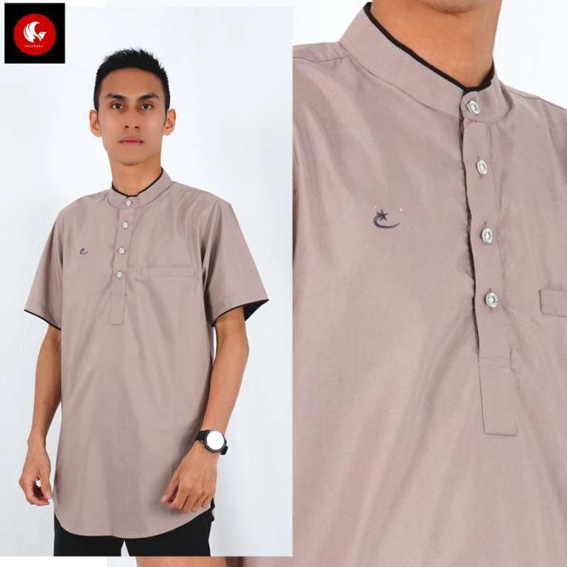 Jual Baju Koko Kurta Lengan Pendek Busana Muslim Baju Koko Cowok Baju Muslim Cowok S Maroon Di Seller Taurusshop22 Grosir Indonesia Blibli