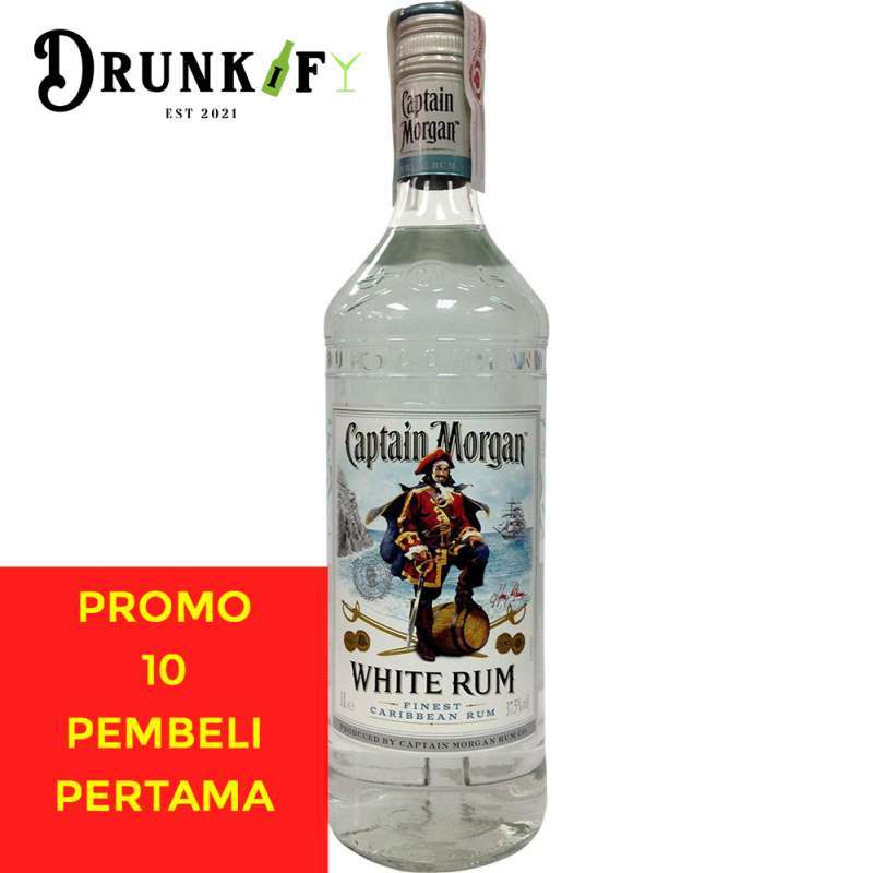 Promo Captain Morgan White Rum Minuman Alkohol [750 mL] di ...