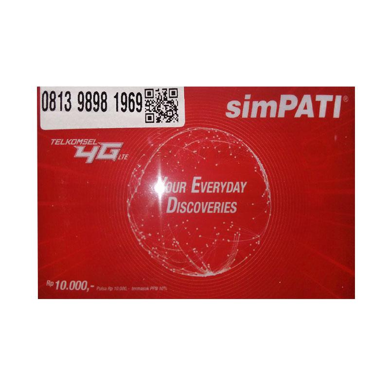 harga Simpati Seri Tahun Rapi Nomor Cantik 0813 9898 1969 Kartu Perdana Blibli.com