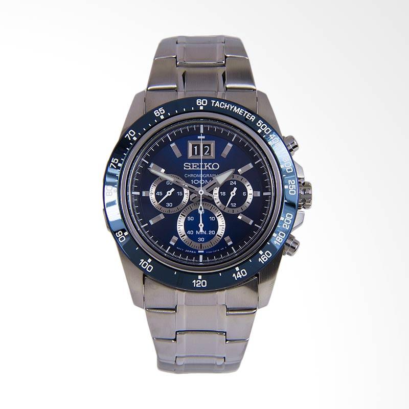 Jual Seiko Lord Chronograph SPC235P1 Stainless Steel Bracelet Jam