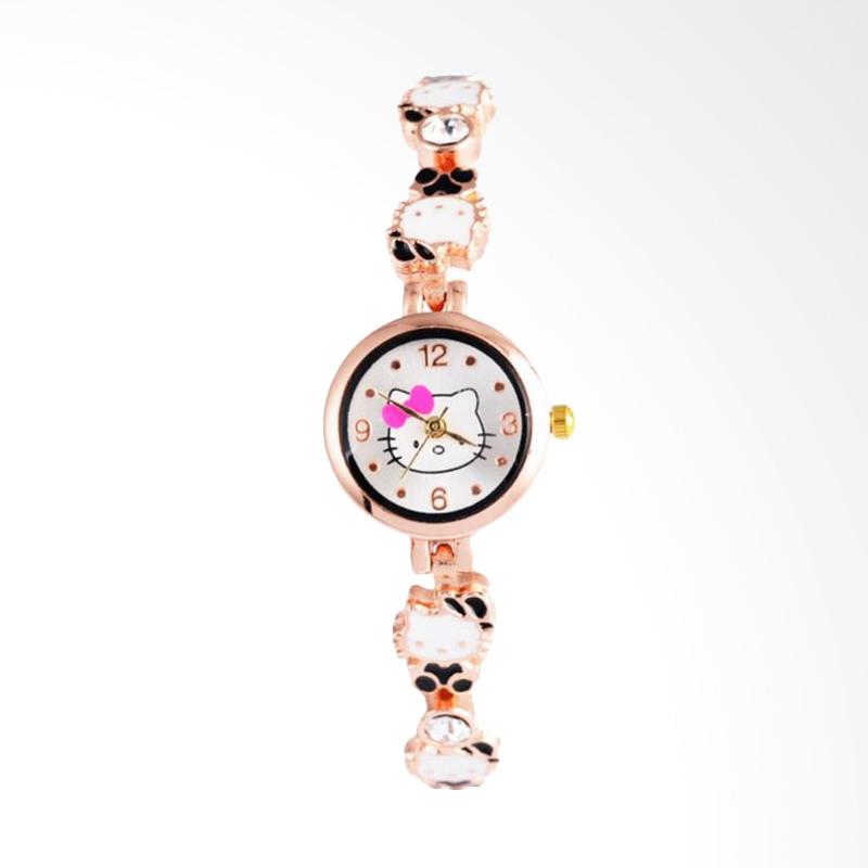 harga Hello Kitty WAT1516A Cute Cartoon Watch Jam Tangan Anak Perempuan - Black Blibli.com