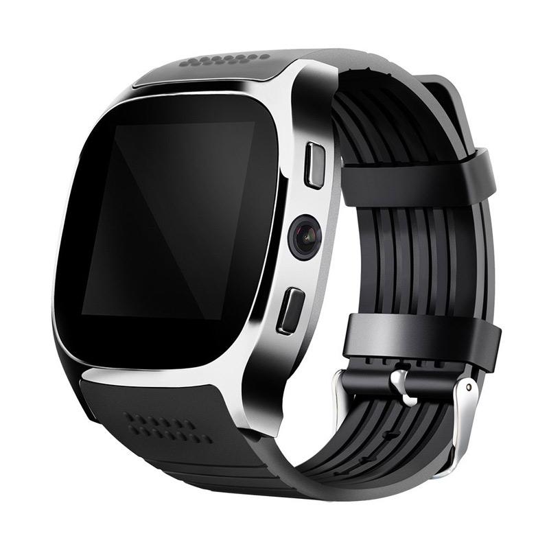 Jual Soxy Cc0412a New T8 Smartwatch With Camera Bluetooth Support Black Online Januari 2021 Blibli