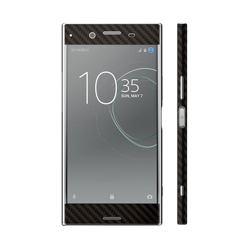 For Sony Xperia Xz Premium Case Carbon Fiber Design Soft Tpu Black Shopee Indonesia