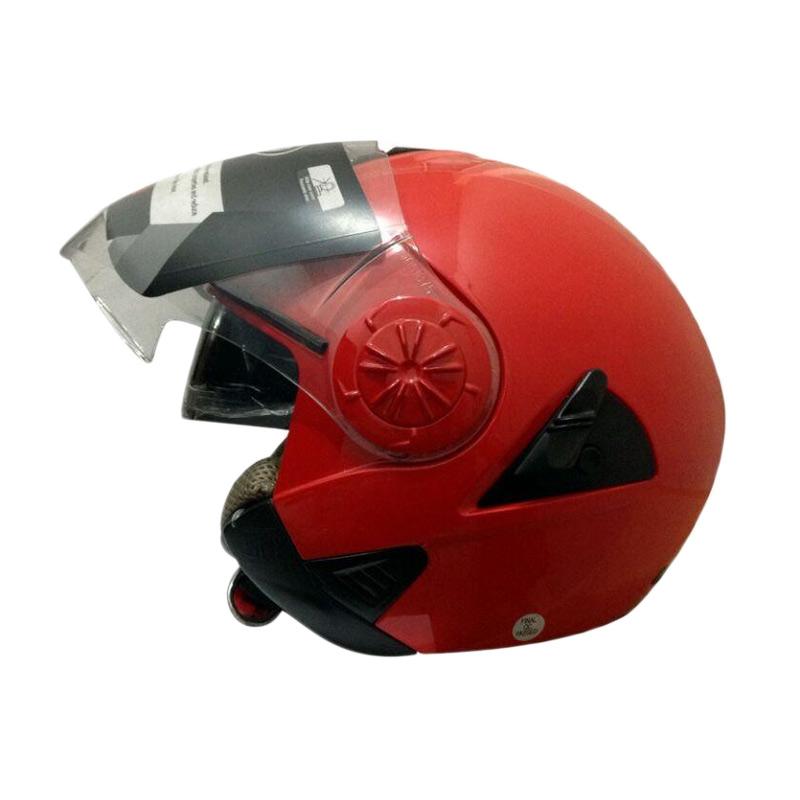 Promo Snail 622 Helm Half Face - Red di 