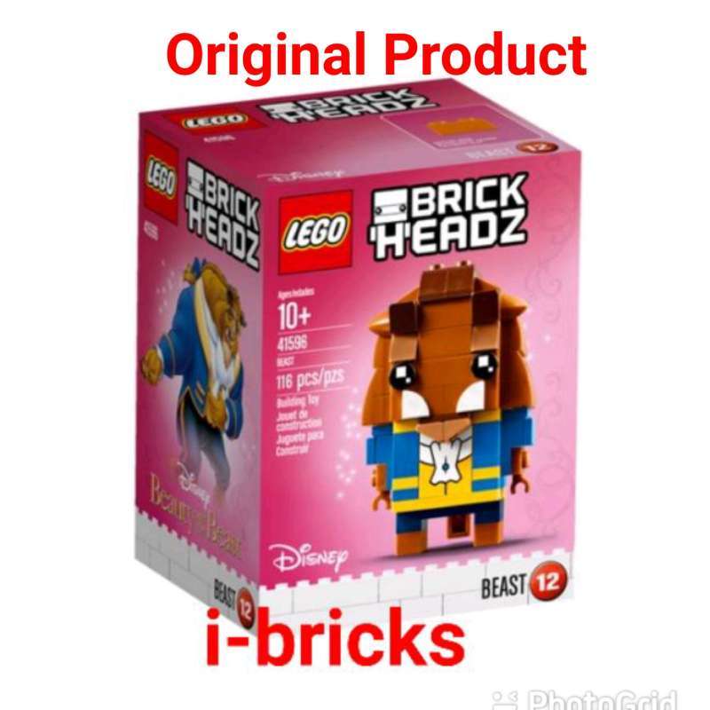Jual LEGO Brick Headz 41596 Disney Beast Blocks Stacking Toys Di