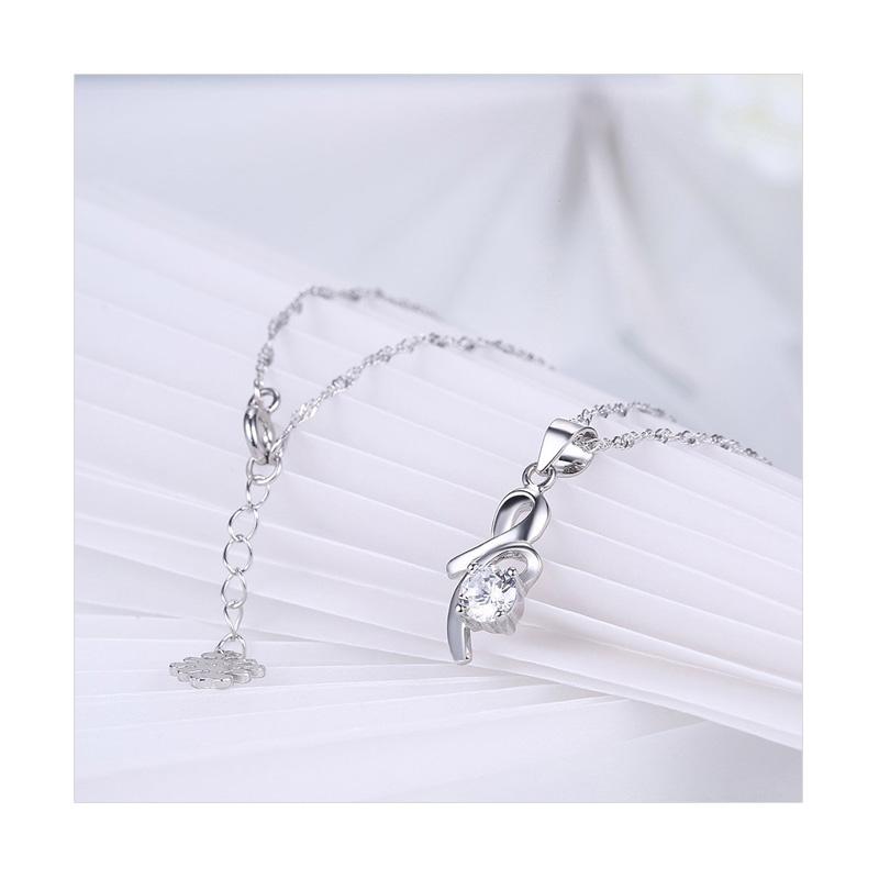 Jual Soxy Sh N0045 New Fashionable Zircon Exquisite Popular Korean Style Necklace Kalung Wanita Online Januari 2021 Blibli