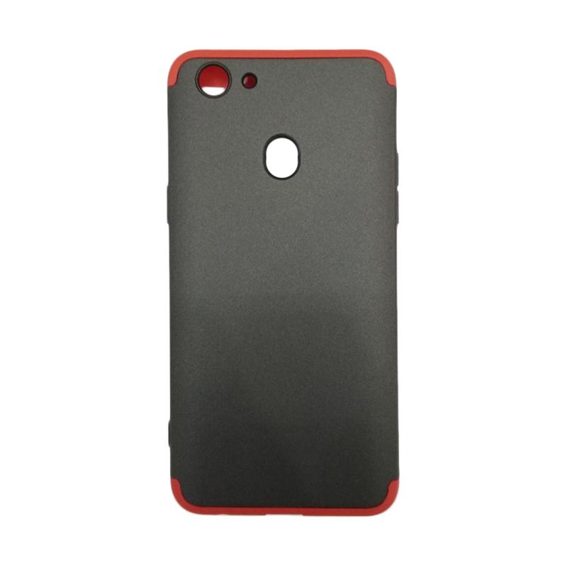 Oppo F5 Red Protector Case 360 GKK Slim Full Cover Protection