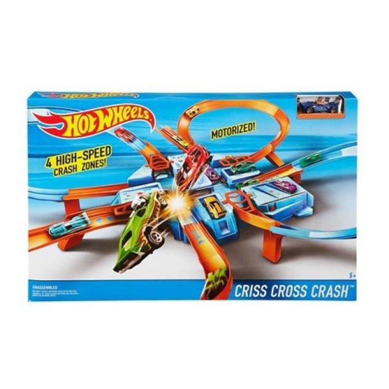 criss cross crash hot wheels track set