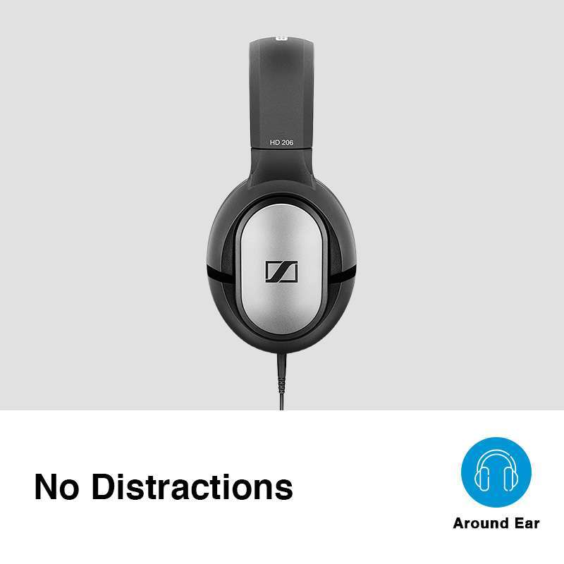 Jual SENNHEISER HD 206 Wired Headphone 